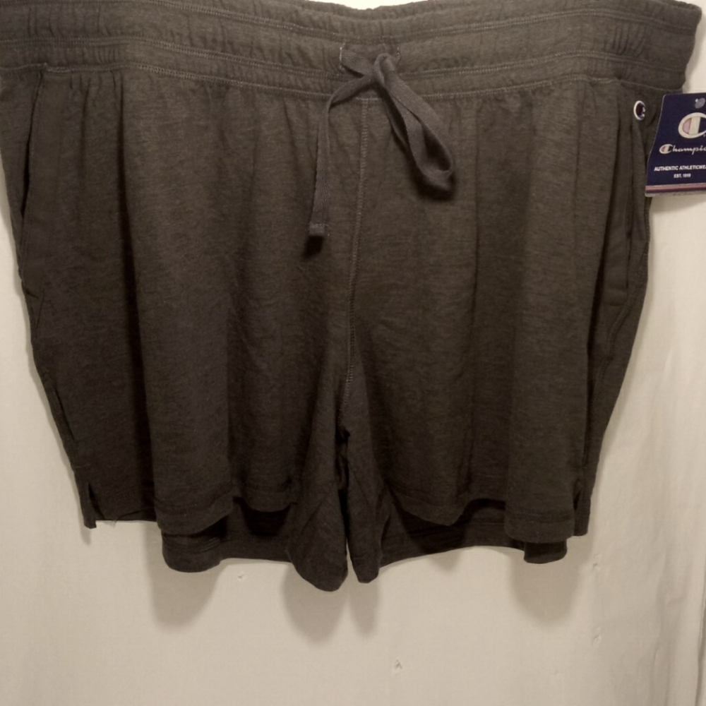 CHAMPION AUTHENTIC  ATHLETICWEAR SHORTS GRAY WOMEN'S SIZE XL